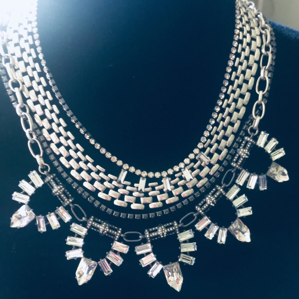 Stella & Dot | 3-in-1 Star Rhinestone/Pearl Jeweled NEW Statement Neckla… - Picture 7 of 9